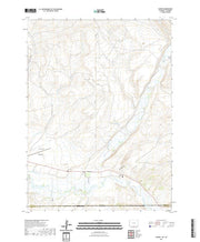 USGS US Topo 7.5-minute map for Savery WYCO 2021