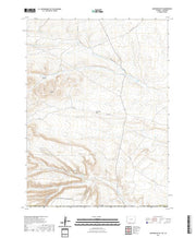 USGS US Topo 7.5-minute map for Scrivner Butte WYCO 2021