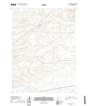USGS US Topo 7.5-minute map for Shute Creek Lake WY 2021