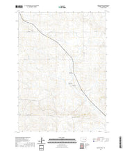 USGS US Topo 7.5-minute map for Simpson Draw WY 2021