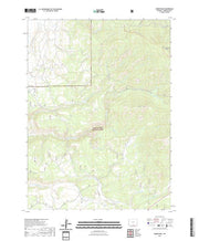 USGS US Topo 7.5-minute map for Singer Peak WY 2021