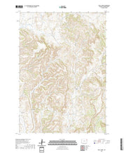 USGS US Topo 7.5-minute map for Skull Creek WY 2021