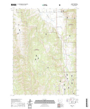 USGS US Topo 7.5-minute map for Smoot WY 2021