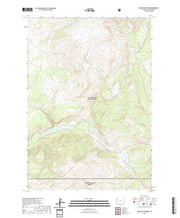 USGS US Topo 7.5-minute map for Snake Hot Springs WY 2021