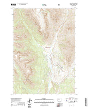 USGS US Topo 7.5-minute map for Snow Lake WY 2021