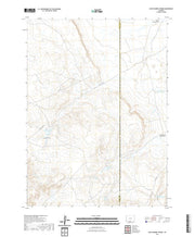 USGS US Topo 7.5-minute map for South Barrel Spring WY 2021