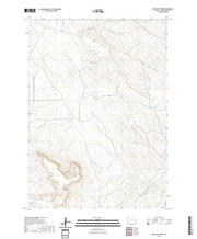 USGS US Topo 7.5-minute map for South Oat Creek WY 2021