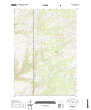 USGS US Topo 7.5-minute map for Spanish Point WY 2021