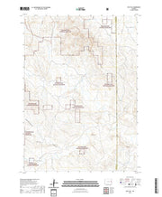 USGS US Topo 7.5-minute map for Split Hill WY 2021