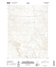 USGS US Topo 7.5-minute map for Spoon Butte SW WY 2021