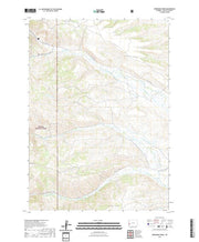USGS US Topo 7.5-minute map for Springman Creek WY 2021