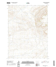 USGS US Topo 7.5-minute map for Square Top Butte WY 2021