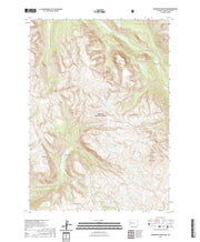 USGS US Topo 7.5-minute map for Squaretop Mountain WY 2021