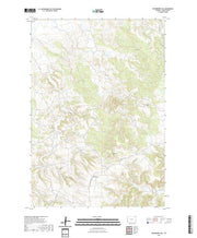 USGS US Topo 7.5-minute map for Strawberry Hill WY 2021