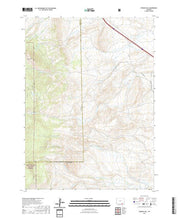 USGS US Topo 7.5-minute map for Strouss Hill WY 2021