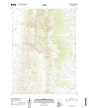 USGS US Topo 7.5-minute map for Sublette Canyon WY 2021