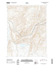 USGS US Topo 7.5-minute map for Sulphur Creek Reservoir WY 2021