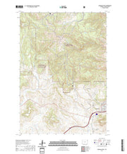 USGS US Topo 7.5-minute map for Sundance West WY 2021