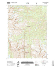 USGS US Topo 7.5-minute map for Sweetwater Gap WY 2021