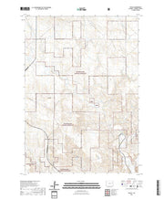 USGS US Topo 7.5-minute map for Teckla WY 2021