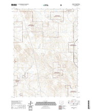 USGS US Topo 7.5-minute map for Teckla SW WY 2021
