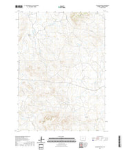 USGS US Topo 7.5-minute map for Telephone Draw WY 2021