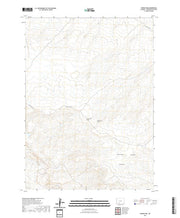 USGS US Topo 7.5-minute map for Tenmile Rim WY 2021