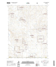 USGS US Topo 7.5-minute map for The Nose East WY 2021