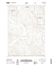 USGS US Topo 7.5-minute map for The Nose West WY 2021