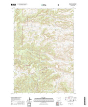 USGS US Topo 7.5-minute map for The Notch WY 2021