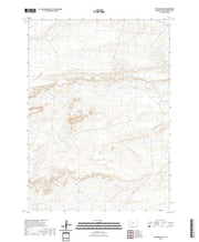 USGS US Topo 7.5-minute map for The Pinnacles WY 2021