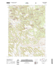 USGS US Topo 7.5-minute map for The Rocks WY 2021