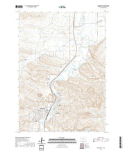 USGS US Topo 7.5-minute map for Thermopolis WY 2021