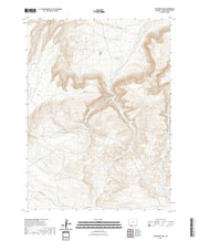 USGS US Topo 7.5-minute map for Titsworth Gap WY 2021