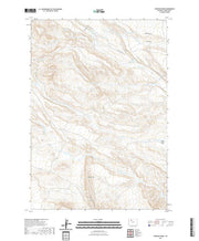 USGS US Topo 7.5-minute map for Tonopah Ridge WY 2021