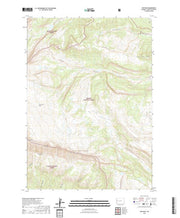 USGS US Topo 7.5-minute map for Tosi Peak WY 2021