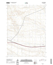 USGS US Topo 7.5-minute map for Tracy WY 2021
