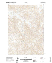 USGS US Topo 7.5-minute map for Truman Draw WY 2021