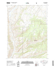 USGS US Topo 7.5-minute map for Tullis WY 2021