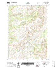 USGS US Topo 7.5-minute map for Two Ocean Pass WY 2021
