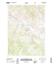 USGS US Topo 7.5-minute map for Upper Slide Lake WY 2021