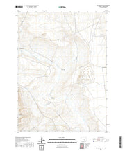 USGS US Topo 7.5-minute map for Walker Draw NW WY 2021