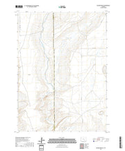 USGS US Topo 7.5-minute map for Walker Draw SE WY 2021