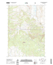 USGS US Topo 7.5-minute map for Warm Spring Mountain WY 2021