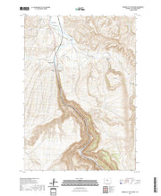 USGS US Topo 7.5-minute map for Wedding of the Waters WY 2021
