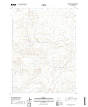 USGS US Topo 7.5-minute map for Winter Fat Reservoir WY 2021