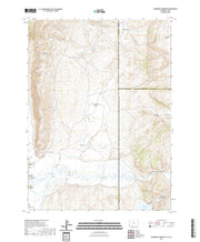 USGS US Topo 7.5-minute map for Woodruff Narrows WYUT 2021