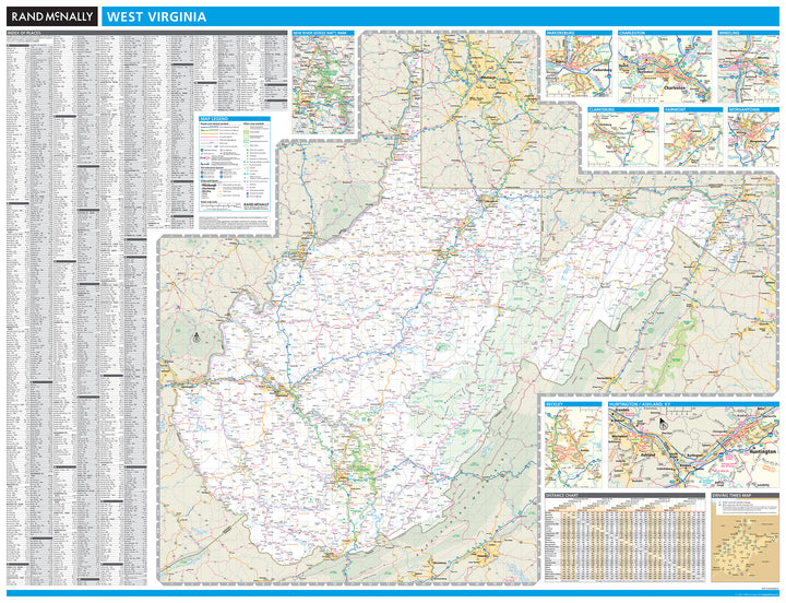 West Virginia by Rand McNally