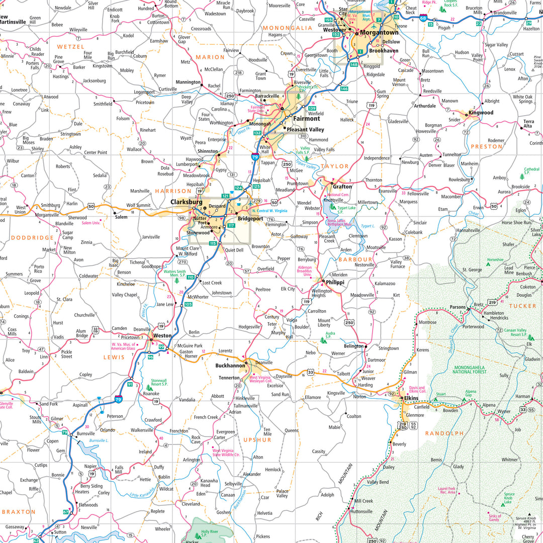 West Virginia by Rand McNally