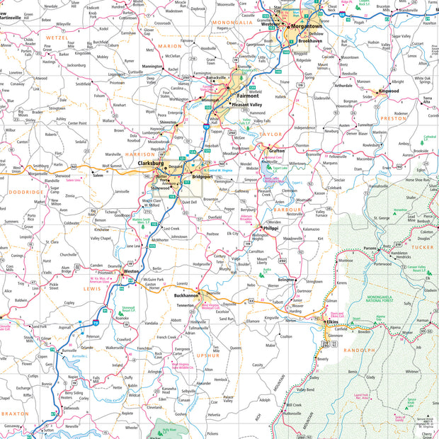 West Virginia by Rand McNally